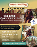PLAYTEST - 1000 Generations RPG