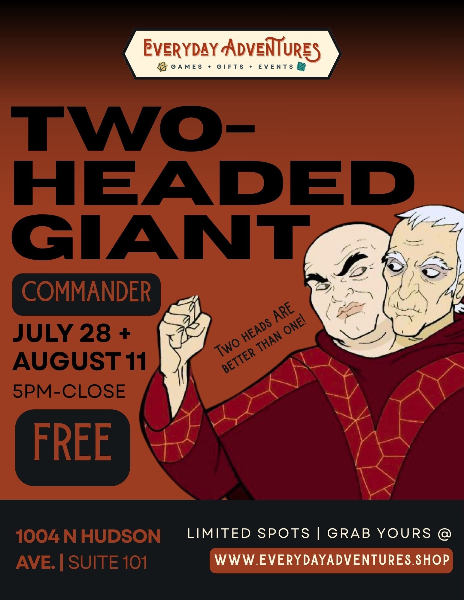 Two-Headed Giant Commander